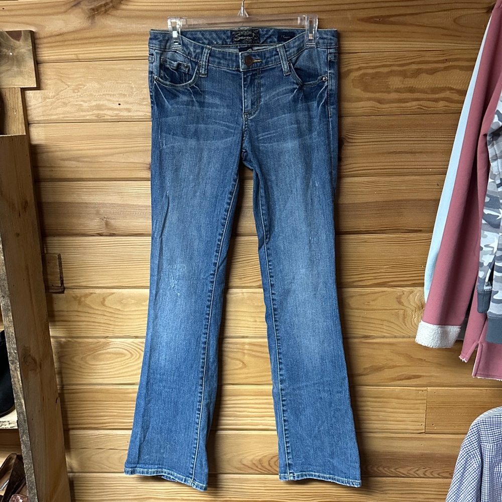 Seven Classic Blue Women's Flare Jeans Size 28